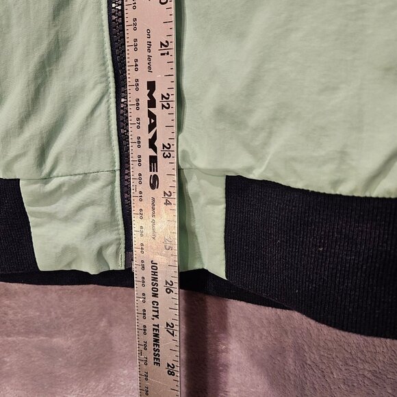 Lands End Jacket Mens Large colorful retro hipster wind breaker beachy coastal - Picture 5 of 16